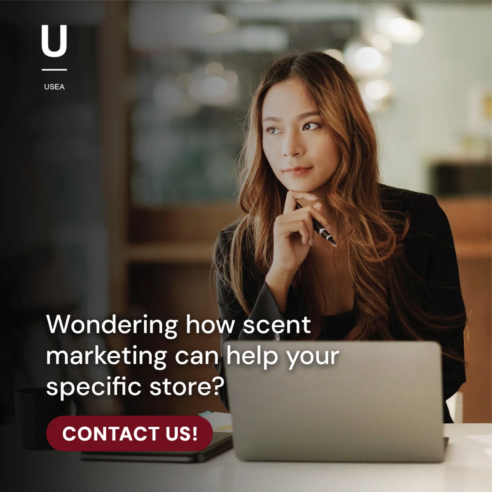 USEA original scent marketing social CTA artwork