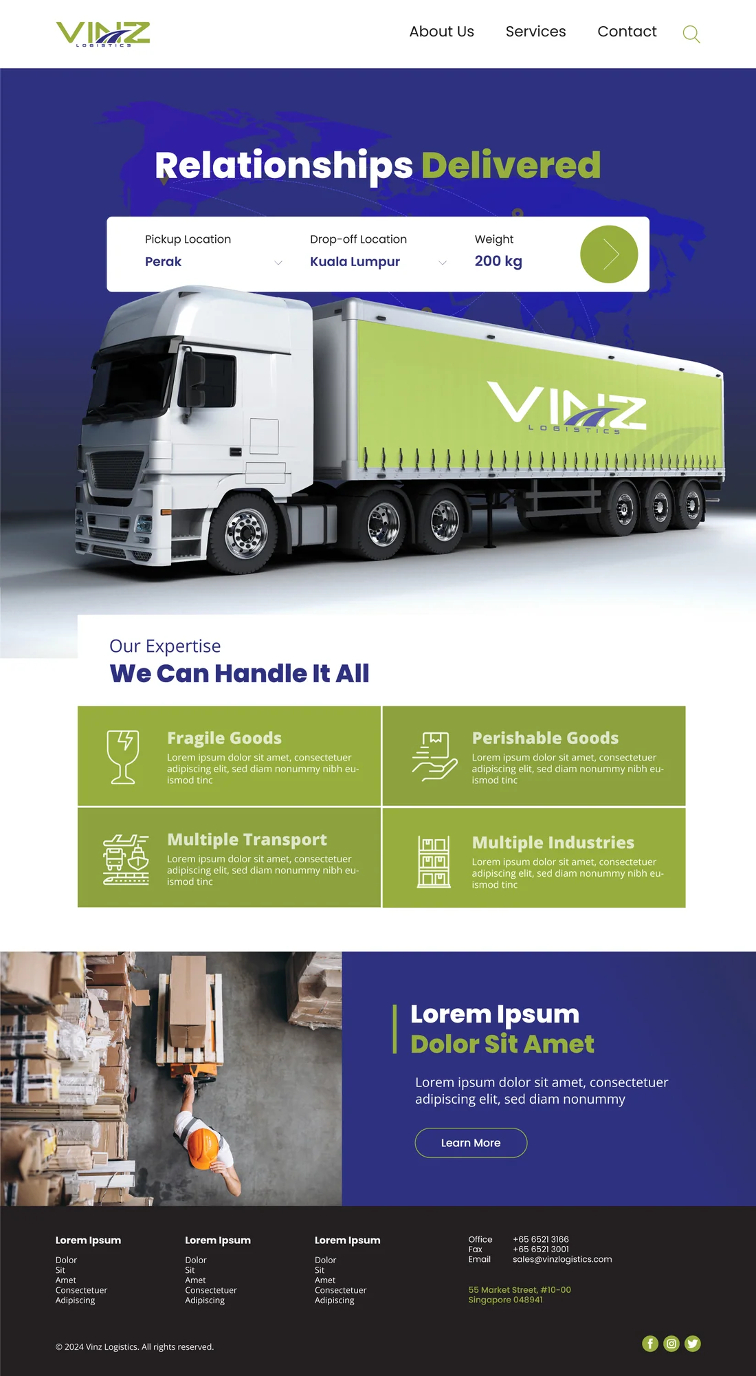 Archived Vinz Logistics project artwork, visual 1